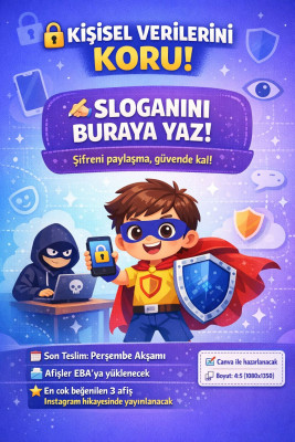 Kişisel Verileri Koruma Afiş Tasarımı